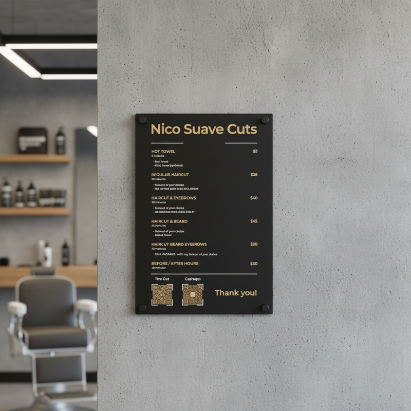 Payment QR Signs