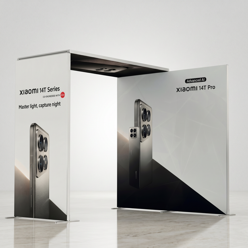 Exhibition signage manufactured in the UK