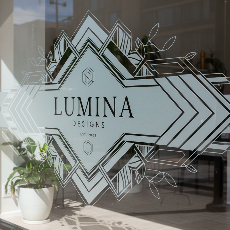 Custom Window Graphics for Shops, Offices, Salons & Business Premises UK