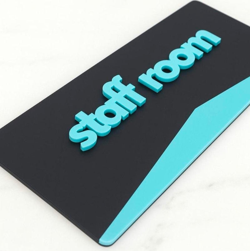3d Office door sign manufactured from premium acrylic