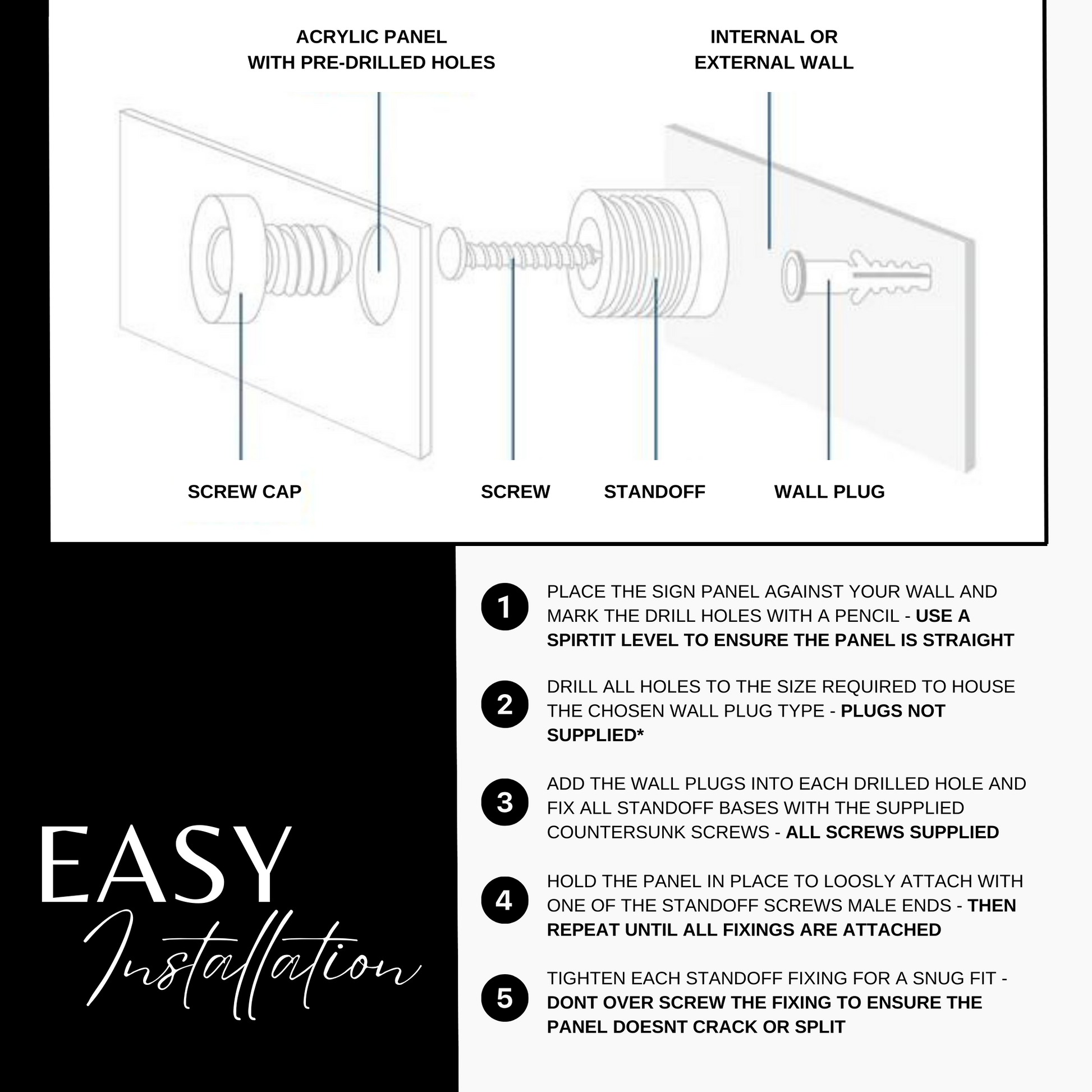 Personalised Weekly Planner | Monthly Family Planning Chart | Recyclable Acrylic | Reusable Wipe-able Organization Calendar | + Free Marker Pen & Eraser - By Victoria Maxwell