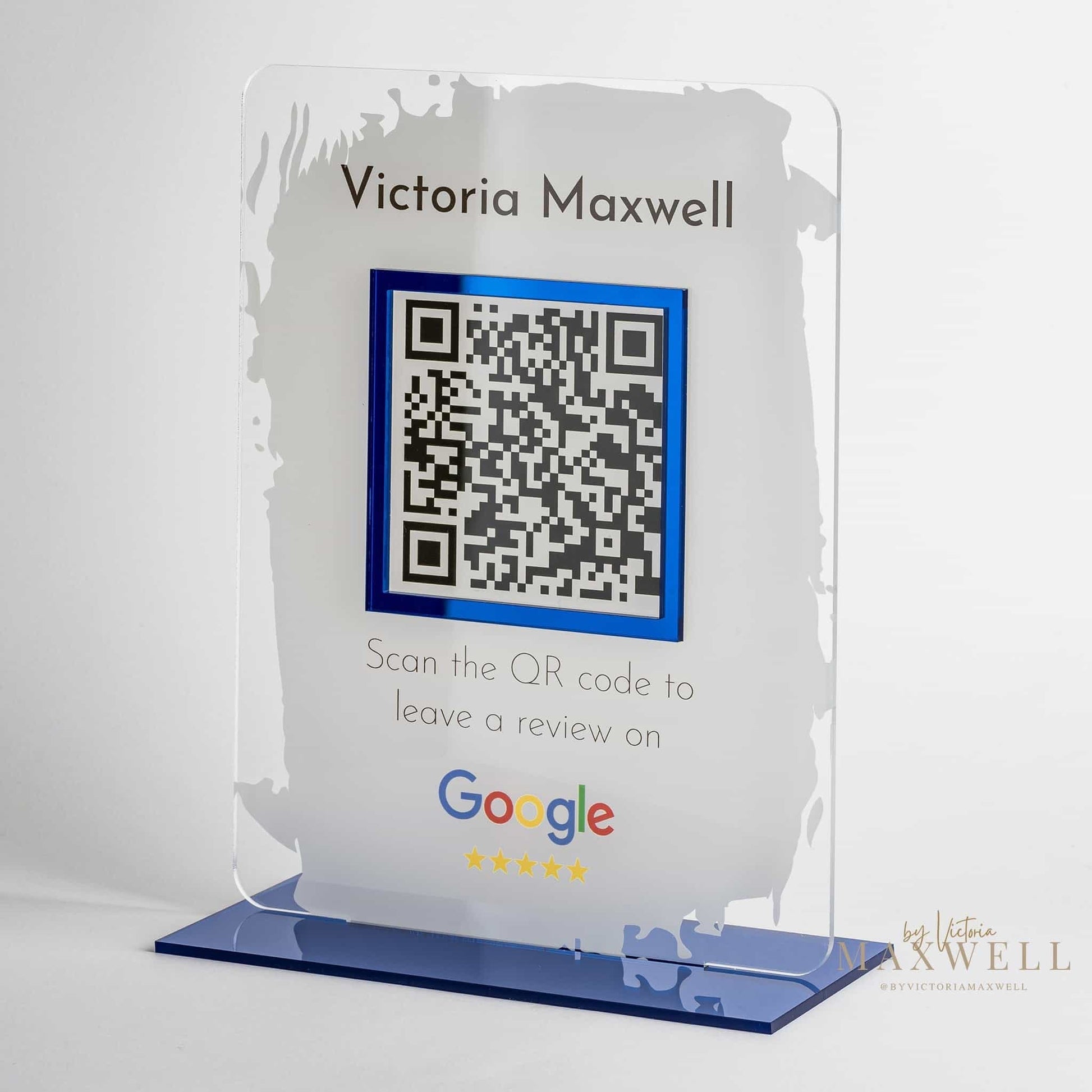 Google QR Code Review Sign - V&C Designs Ltd