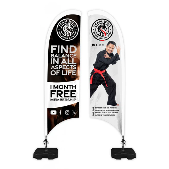 Feather Flying Banner V&C Designs Ltd