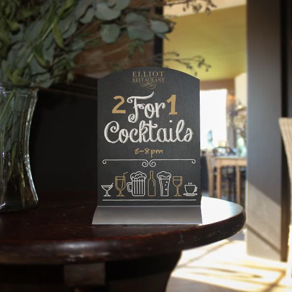 Grip Chalker Table Top Sign V&C Designs Ltd