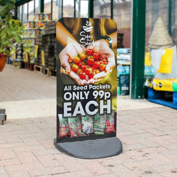 Flexlite Pavement Sign V&C Designs Ltd