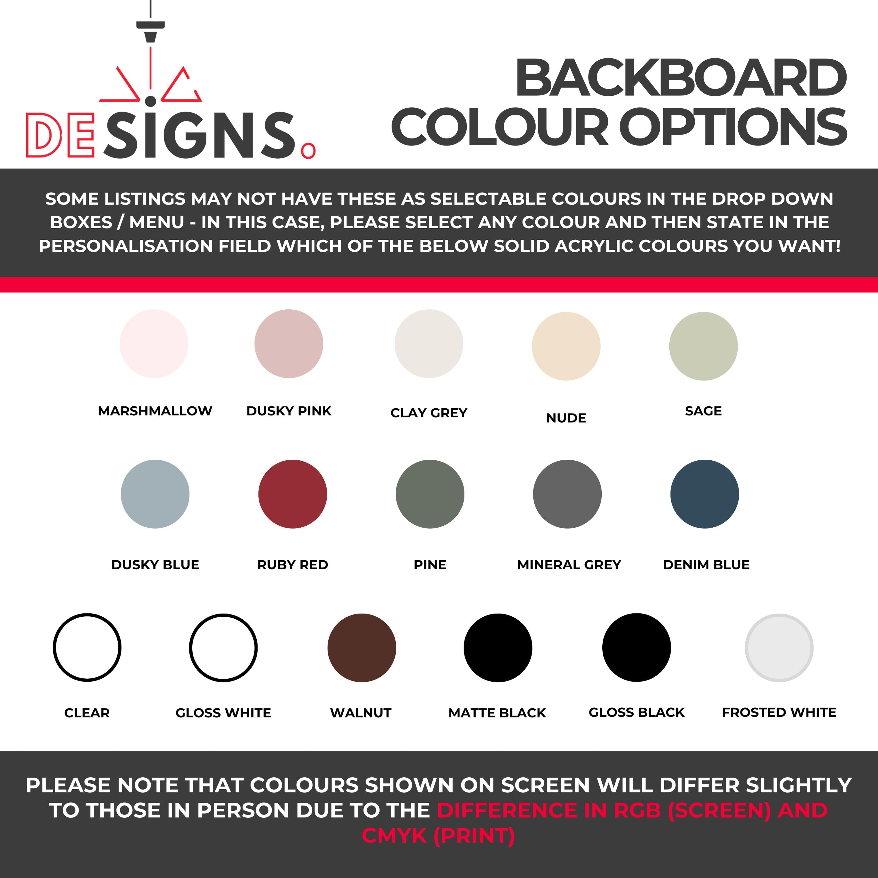 Personalised Acrylic Sign Custom Logo or Any Text Printed Circle Oval QR Code Plaque House Number Sign Printed Logo Address Signage