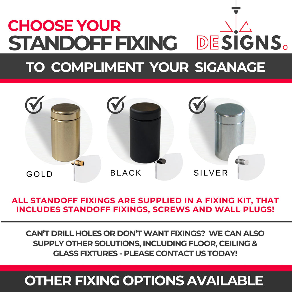 Personalised Acrylic Sign Custom Logo or Any Text Printed Circle Oval QR Code Plaque House Number Sign Printed Logo Address Signage