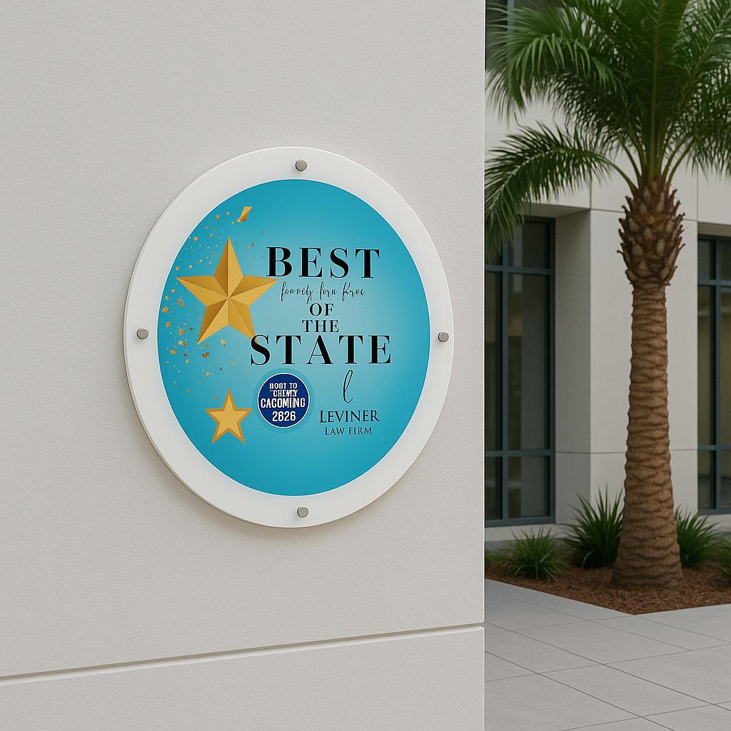 Wall mounted circular acrylic sign plaque, personalised any text or logo business sign - SpartanUK Etsy