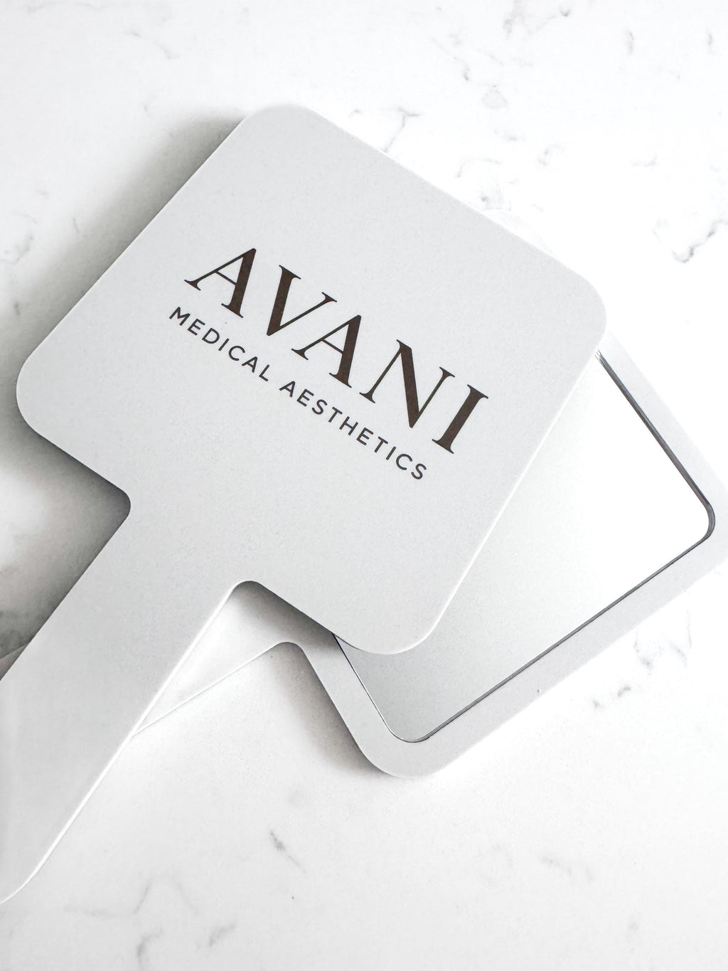 Personalized Handheld Mirror with Custom Logo – Custom Salon Mirror for Makeup Artists, Lash Technicians, Hair Stylists & Beauty