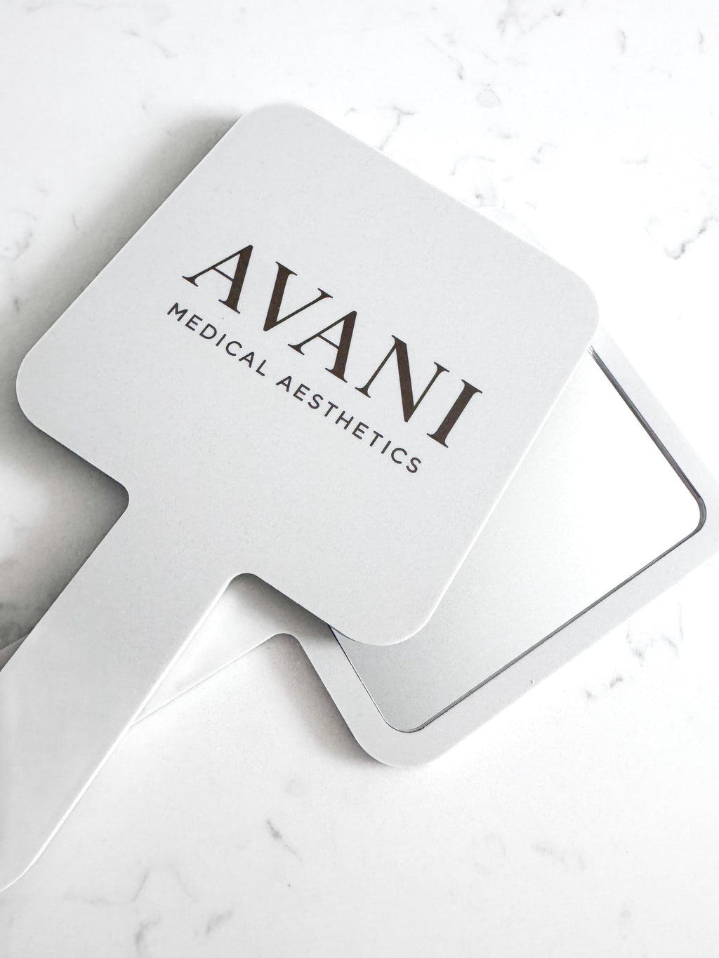 Personalized Handheld Mirror with Custom Logo – Custom Salon Mirror for Makeup Artists, Lash Technicians, Hair Stylists & Beauty MUA