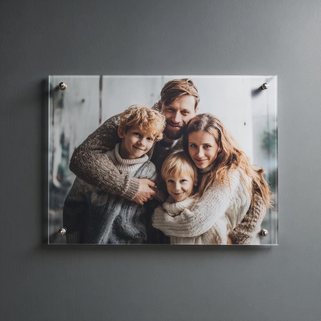 print own acrylic photo. photo gift present, Xmas gift idea, Christmas present for family