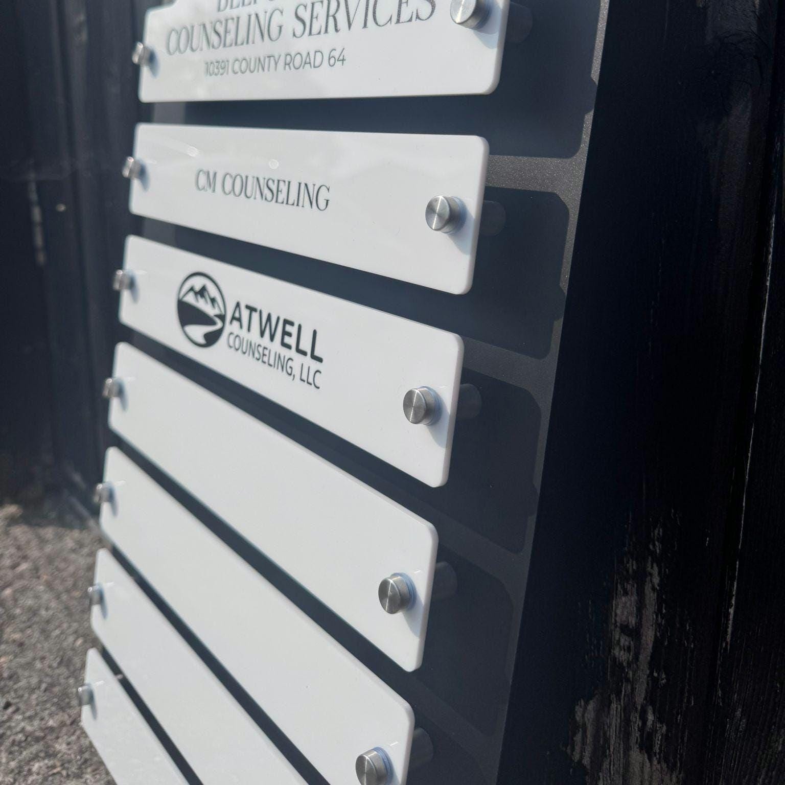 Custom Building Directory Sign | Business Wayfinding Board | Doctors Practice Staff Sign | Office Wall Plaque | Door Suite Location Signage