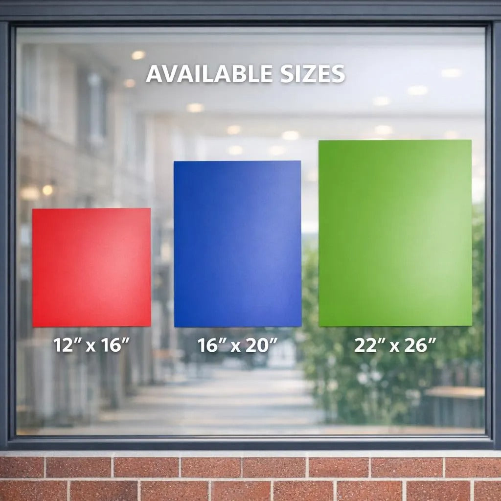 Custom Opening Hours Sign for Glass Doors | Premium Business Window Vinyl & Opening Times Decal V&C Designs Ltd