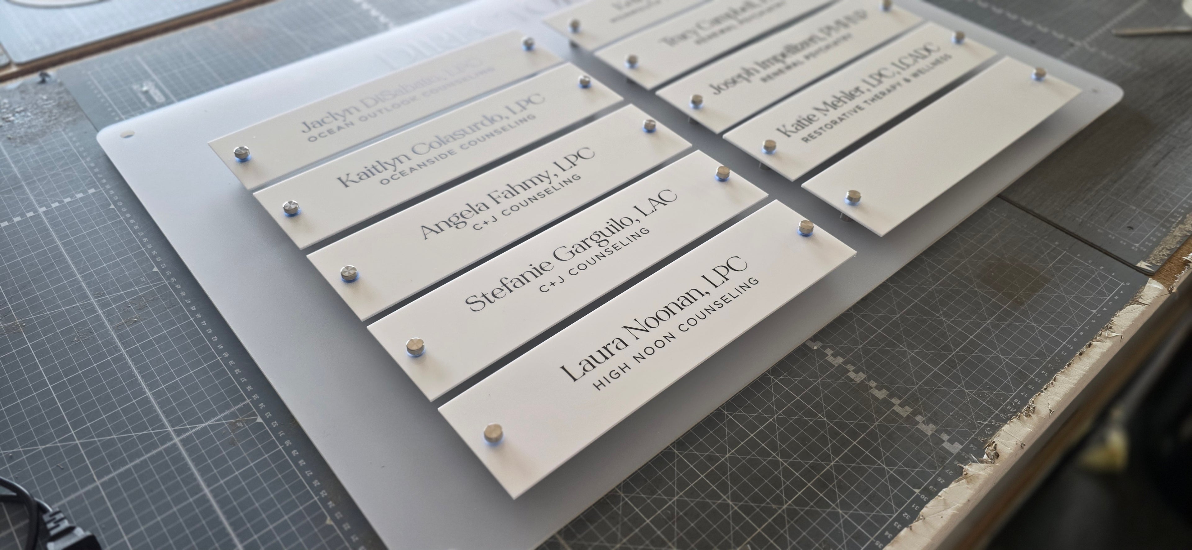 Custom Acrylic Business Directory Sign | Version 6 (Copy)