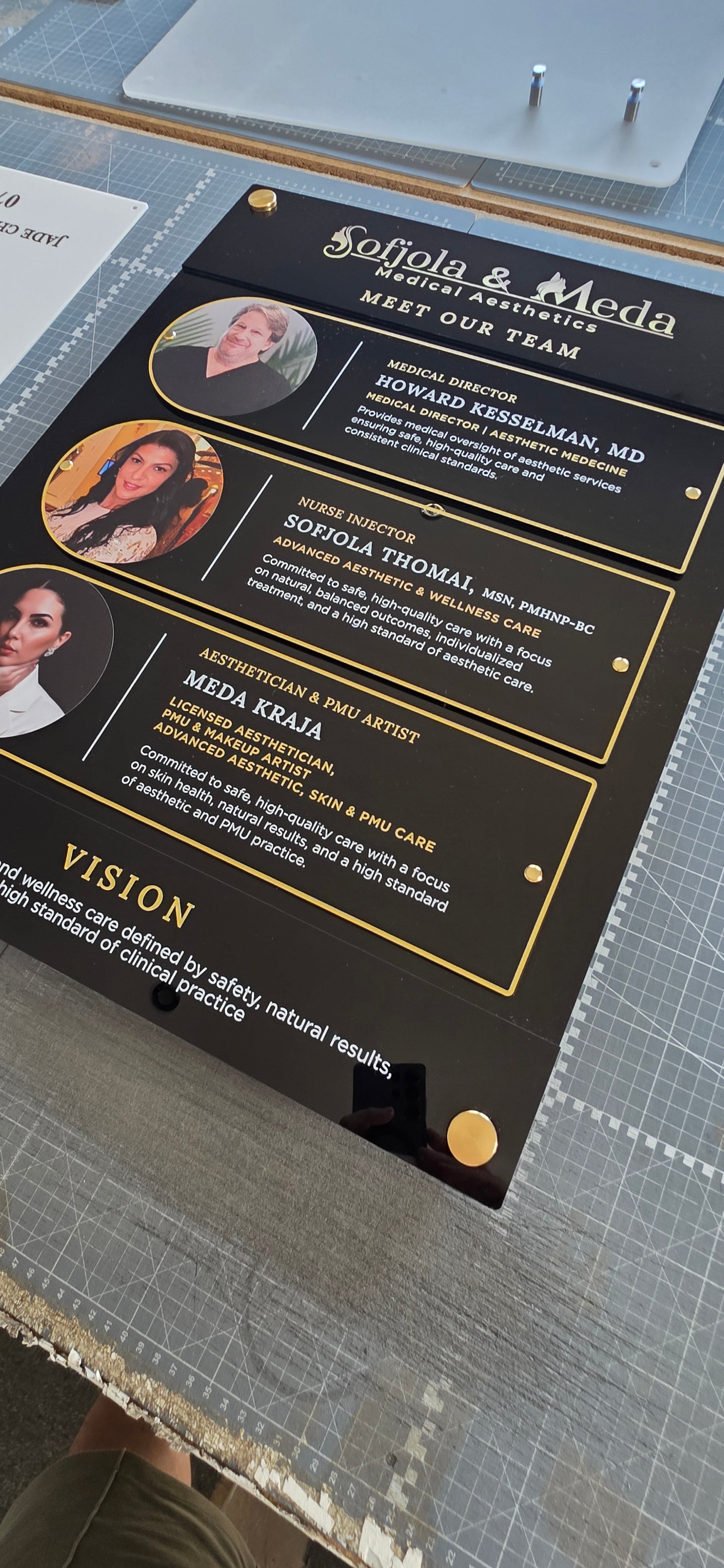 Custom Acrylic Business Directory Sign | Version 5