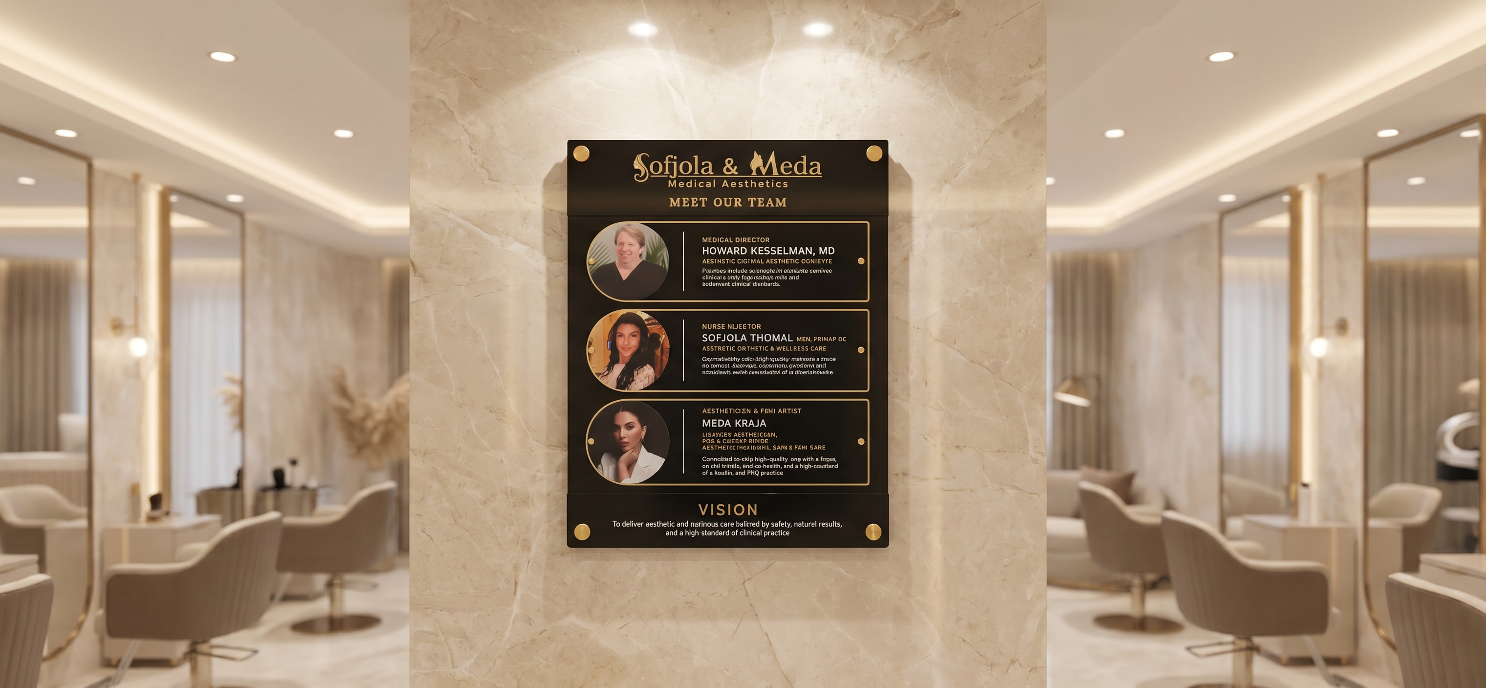 Custom Acrylic Business Directory Sign | Version 5