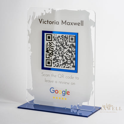 Google QR Code Review Sign - V&C Designs Ltd